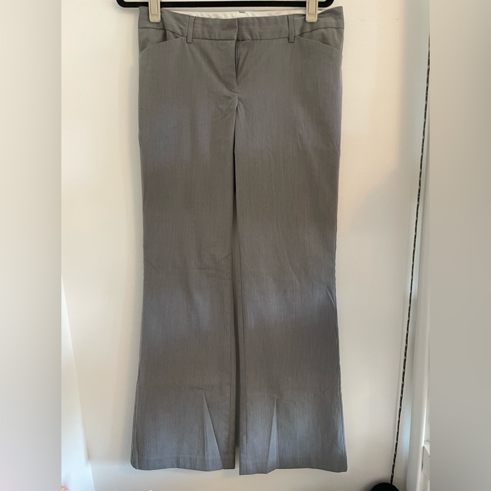 Light Grey Express Editor Trousers